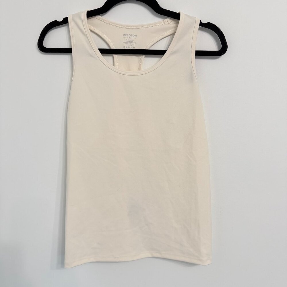 ✨ Peloton Cadent Performance Tank – Cream / Ivory | Women’s XL | NWT** ✨ - Picture 1 of 7